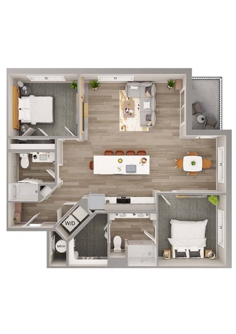 Lenox Bayside B5 Floor Plan